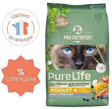 Flatazor Pure Life Sterilized Cat (Курица)